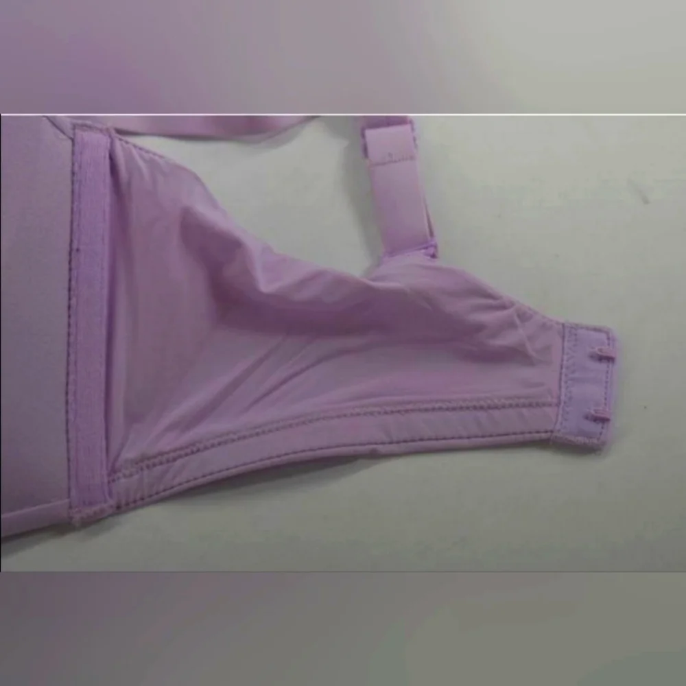 Secret Treasures Women Adjustable Strap Wireless Padded Bra Purple Lilac 36 D